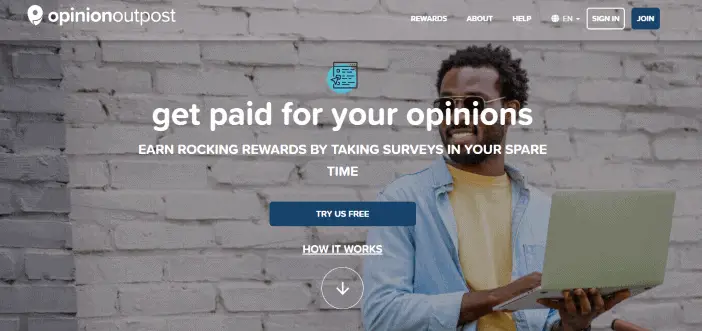 Opinion outpost Best Survey Sites that pay instantly