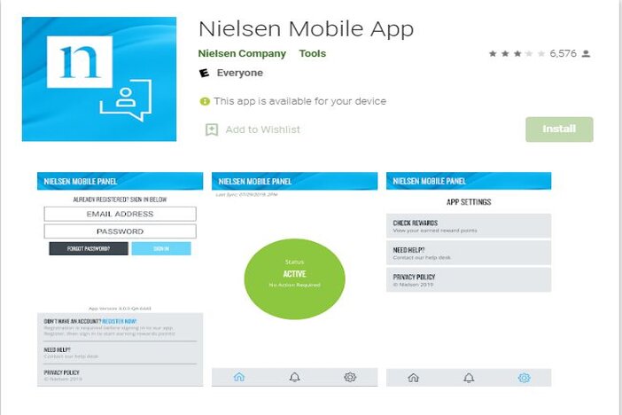 nielsen computer & mobile panel - get paid to search the web 