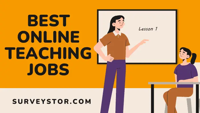 Best online teaching jobs - Surveystor