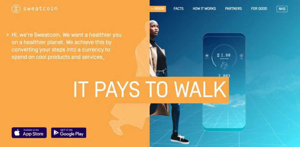 Sweatcoin image - get paid to lose weight