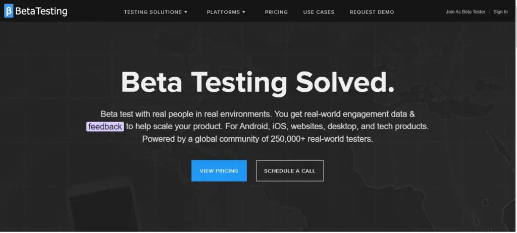 BetaTesting - get paid to test games