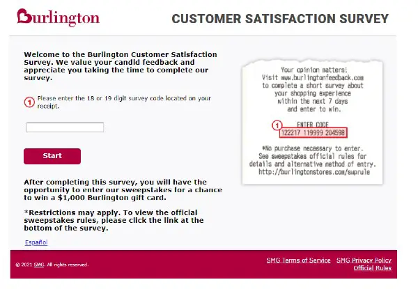 Burlington Customer Satisfaction Survey