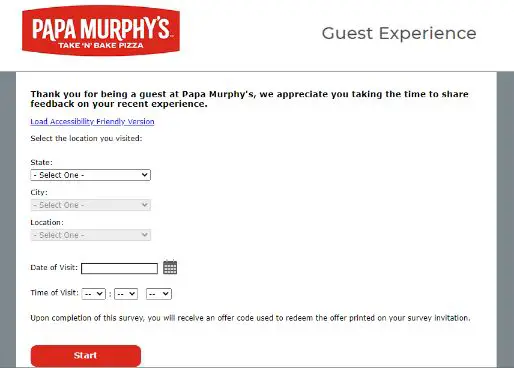 Papa Murphy's Survey