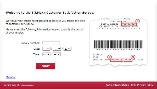 Tj Maxx Feedback Survey - Surveystor