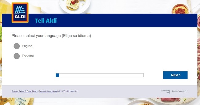 Aldi Survey Step 1