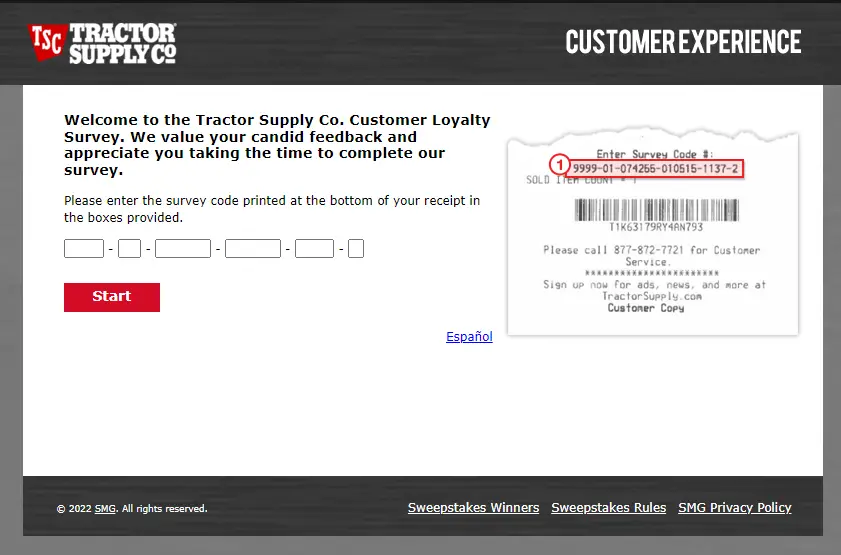 Telltractorsupply Survey - Surveystor