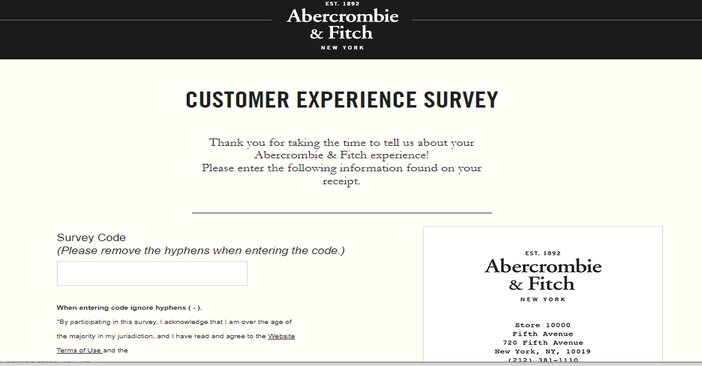 Abercrombie & Fitch - Surveystor