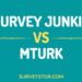 Survey Junkie vs Mturk - Surveystor